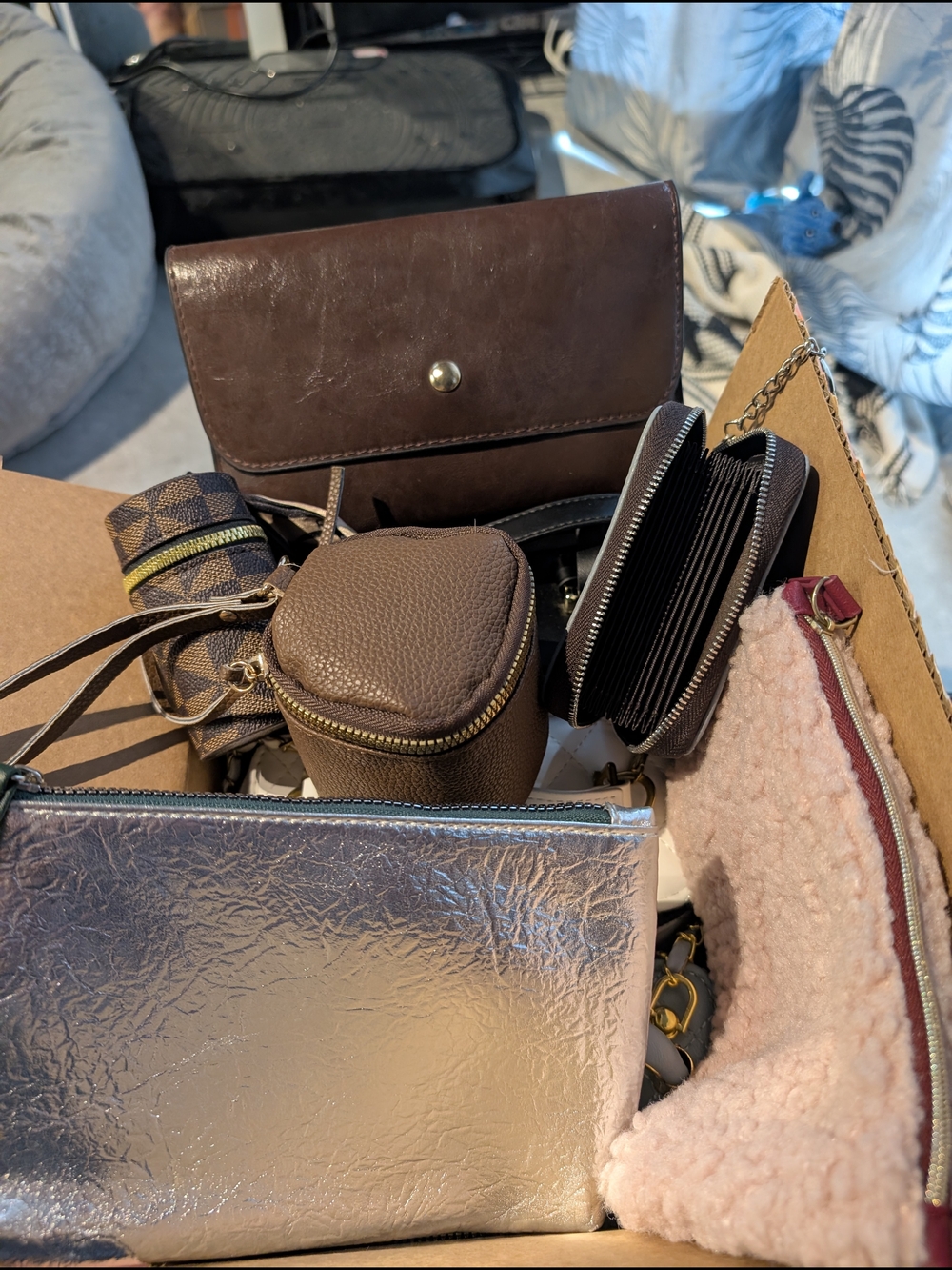 Mixed Box Of Purses And Accessories
